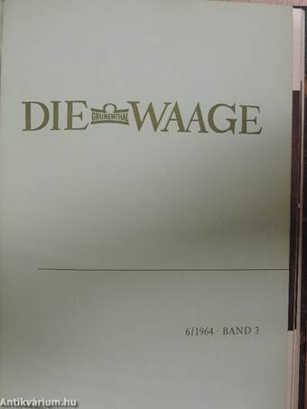 Die Grünenthal Waage 1963-64. (nem teljes évfolyam)