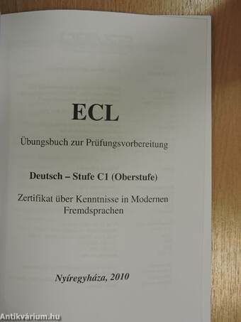 ECL - Übungsbuch zur Prüfungsvorbereitung