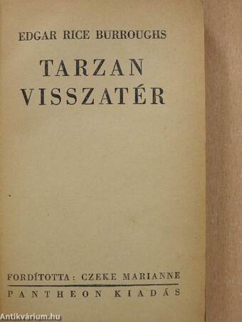 Tarzan visszatér