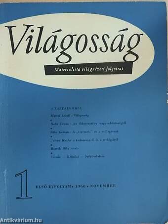 Világosság 1960. november