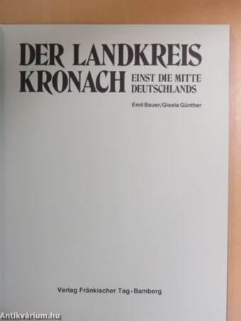 Der Landkreis Kronach