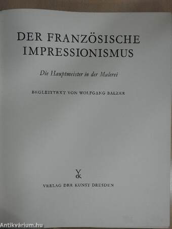 Der französische Impressionismus