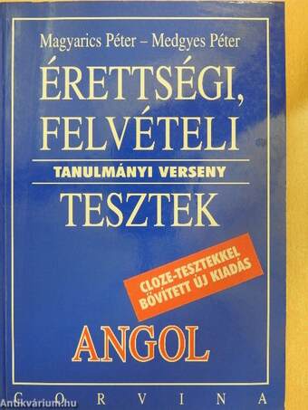 Érettségi, felvételi, tanulmányi verseny tesztek - Angol