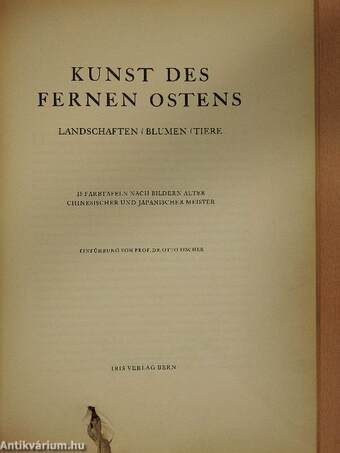 Kunst des Fernen Ostens (rossz állapotú)