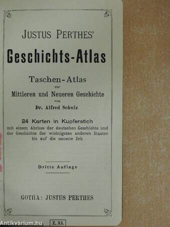 Justus Perthes' Geschichts-Atlas