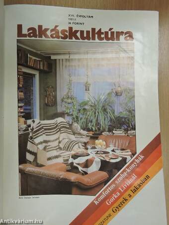 Lakáskultúra 1981-1984. (vegyes számok) (22 db)
