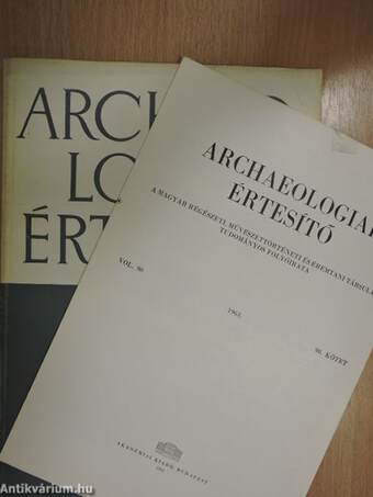 Archaeologiai értesítő 1963/2.