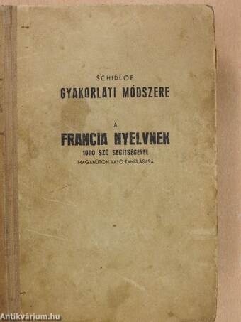 Schidlof gyakorlati módszere - Francia 1-10. füzet