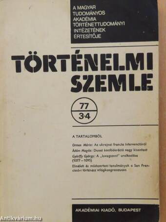 Történelmi Szemle 1977/3-4.