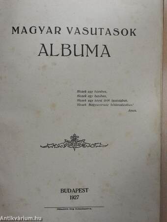 Magyar vasutasok albuma