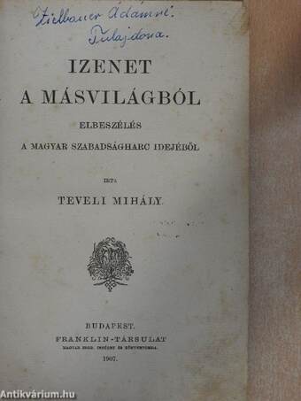 Izenet a másvilágból