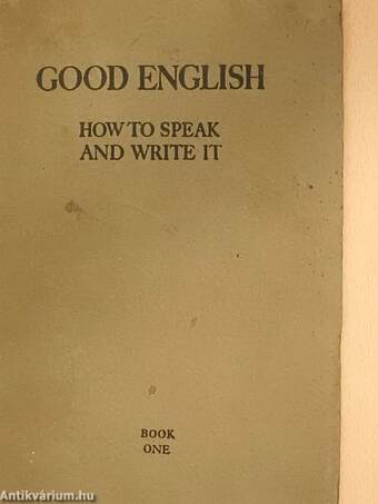 Good English Book 1.