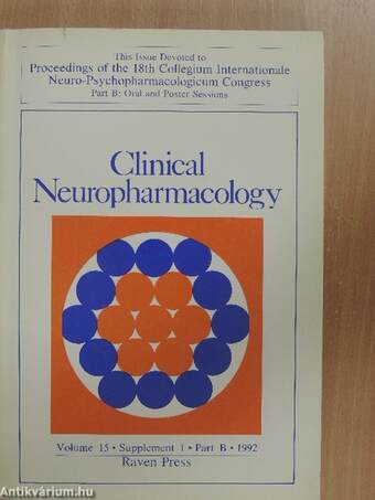 Clinical Neuropharmacology Volume 15, Supplement 1 Part A-B