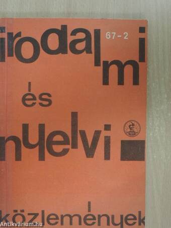 Irodalmi és nyelvi közlemények 1967/2.