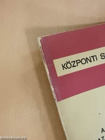 A magyar népgazdaság ágazati kapcsolatainak mérlegei 1964-1966