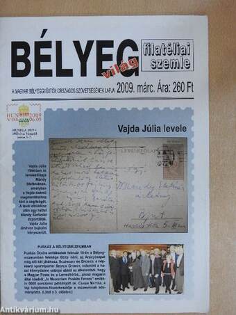 Bélyegvilág 2009. március