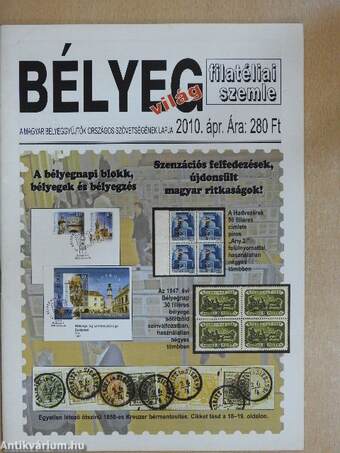 Bélyegvilág 2010. április 