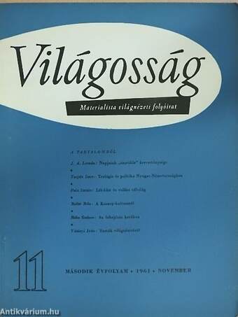 Világosság 1961. november