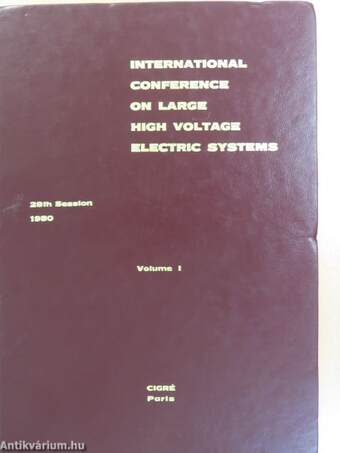 International Conference on Large High Voltage Electric Systems I. (töredék)