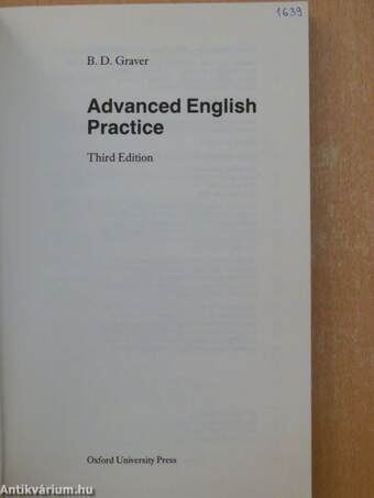 Advanced English Practice