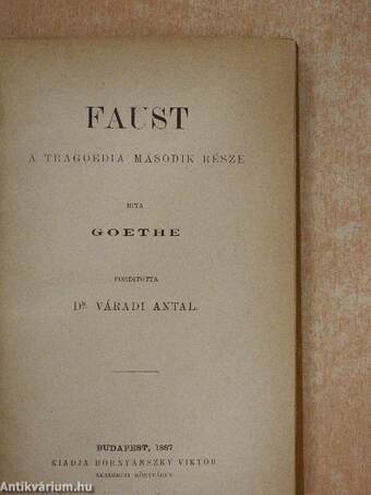 Faust II.