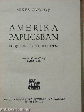 Amerika papucsban