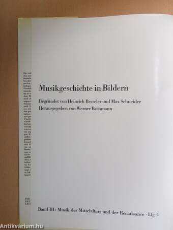 Schriftbild der Einstimmigen Musik