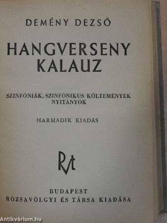 Hangverseny kalauz