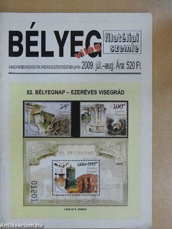 Bélyegvilág 2009. július-augusztus