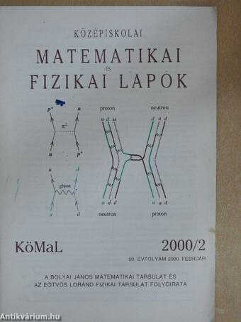 Középiskolai Matematikai és Fizikai Lapok 2000. február