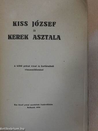 Kiss József és kerek asztala