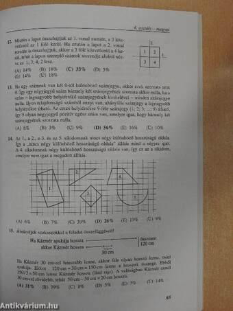 Matematikai versenytesztek 2000