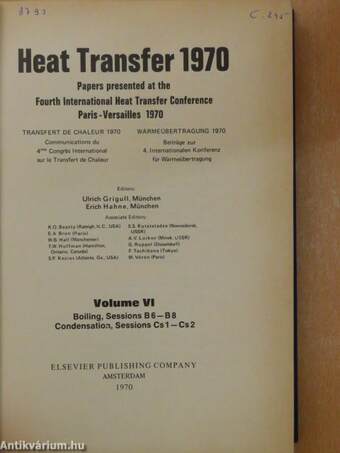 Heat Transfer 1970/6.