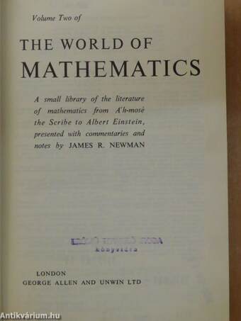 The World of Mathematics II.