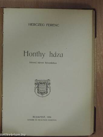 Bizánc/Honthy háza