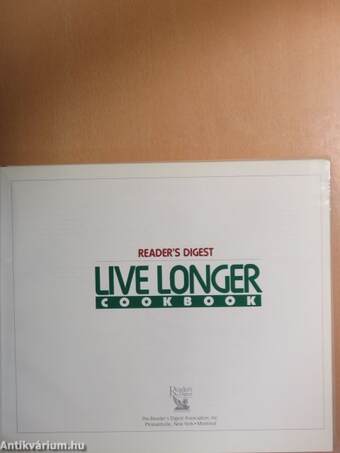 Reader's Digest Live Longer Cookbook