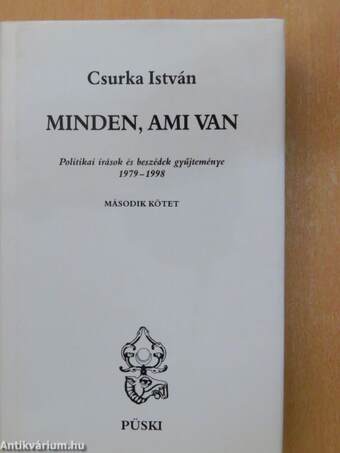 Minden, ami van II. (töredék)