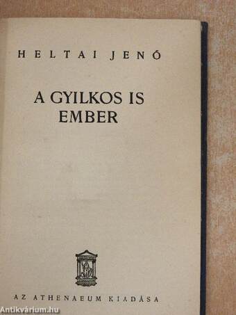 A gyilkos is ember