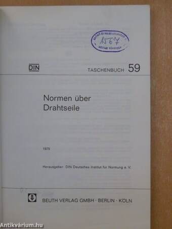 Normen über Drahtseile