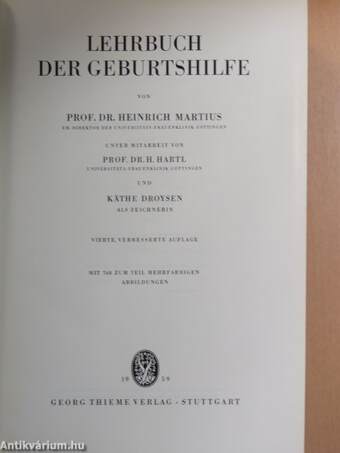 Lehrbuch Der Geburtshilfe