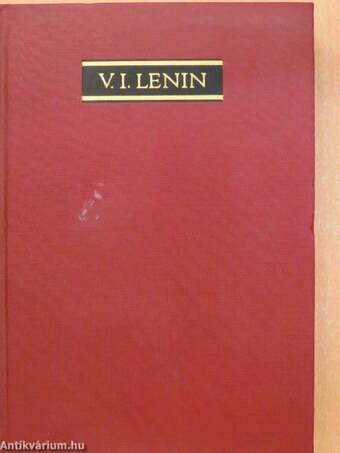 V. I. Lenin összes művei 40.