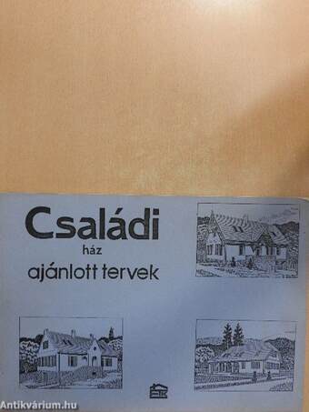 Családi ház ajánlott tervek