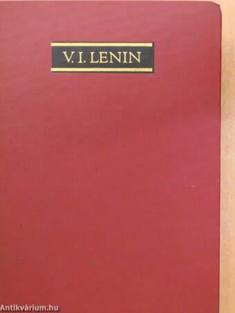 V. I. Lenin összes művei 39.