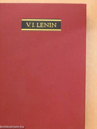 V. I. Lenin összes művei 42.