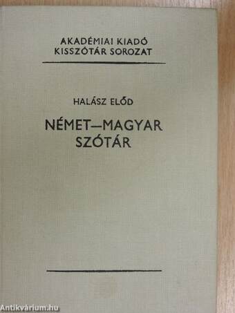 Német-magyar szótár