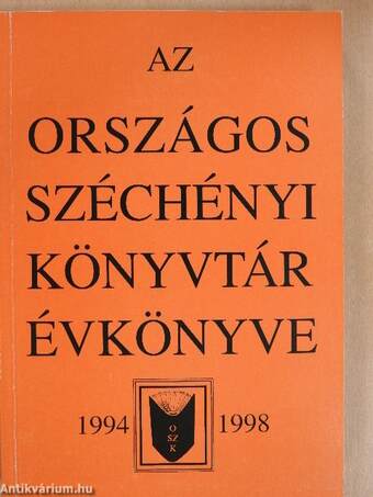 Az Országos Széchényi Könyvtár Évkönyve 1994-1998