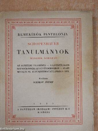 Tanulmányok II.