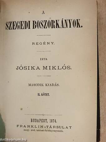 A szegedi boszorkányok I-III.