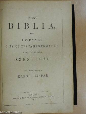 Szent Biblia