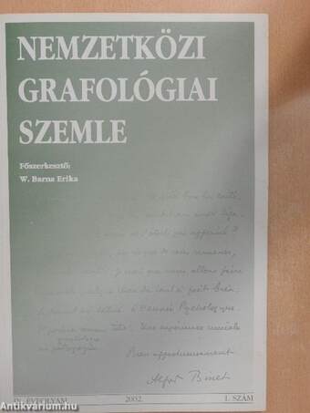 Nemzetközi Grafológiai Szemle 2002/1.